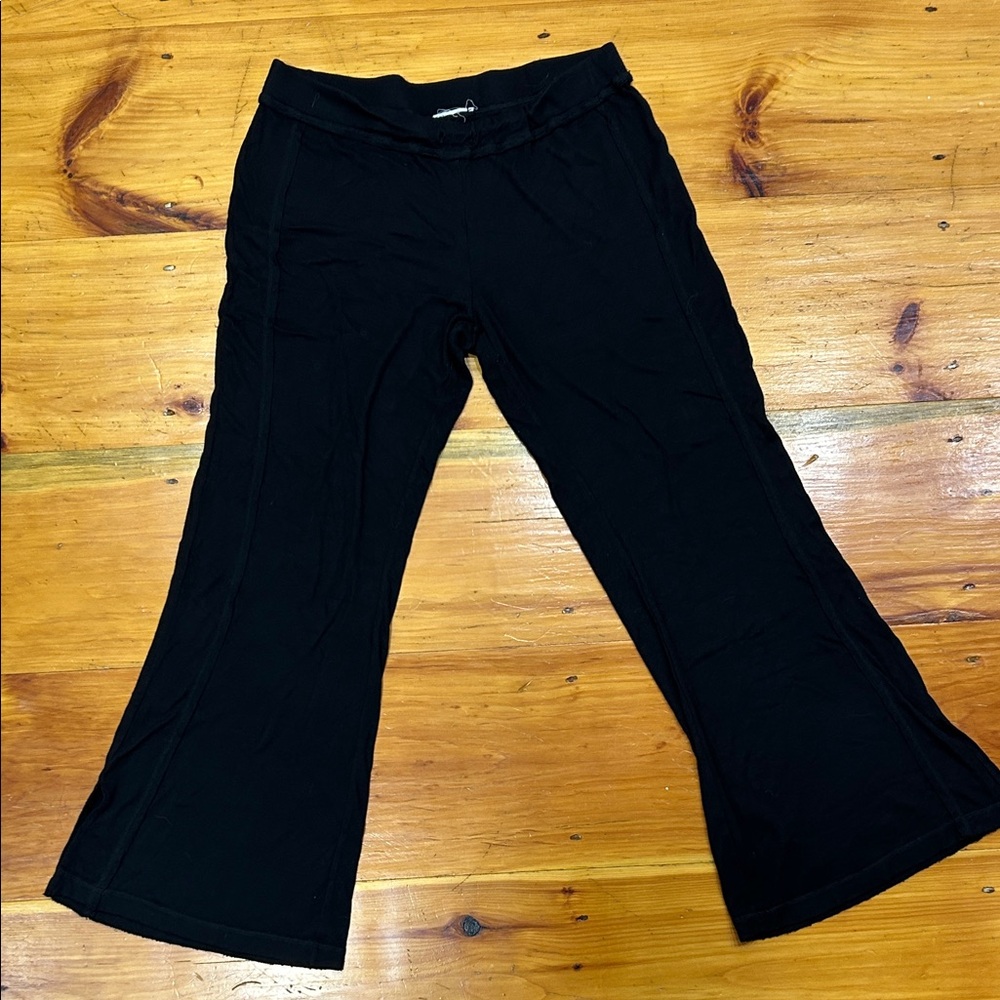 Women's Stretch Black Flare Pants